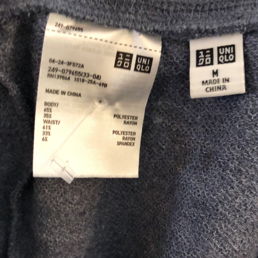Uniqlo maxi skirt new without tags blue size Medium - Picture 6 of 9